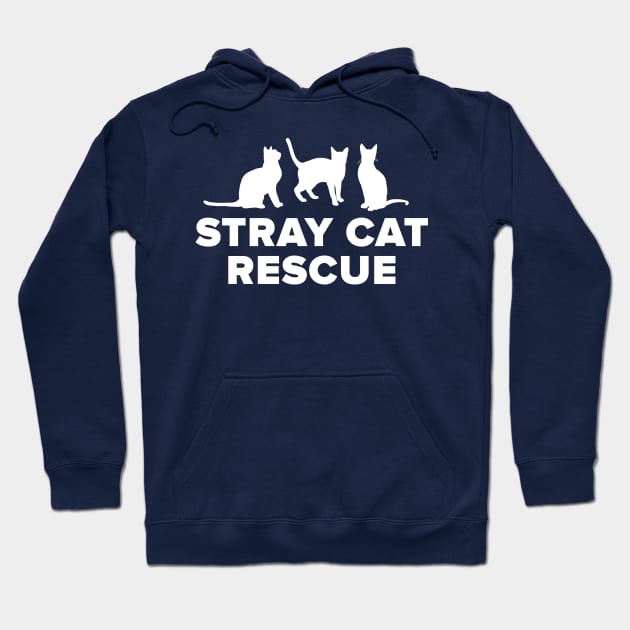 Stray Cat Rescue Hoodie by anomalyalice